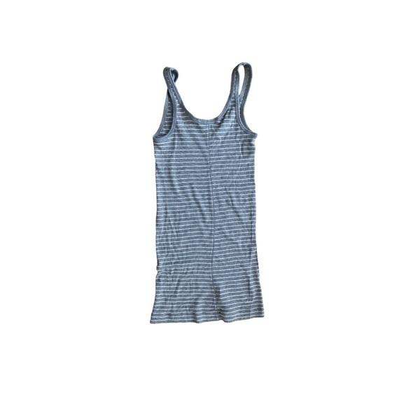 Vince Ribbed Knit Striped Tank Top - Picture 4 of 4